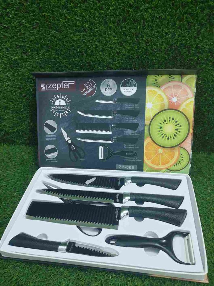 Zepter Brand Knives set of 6 pieces.